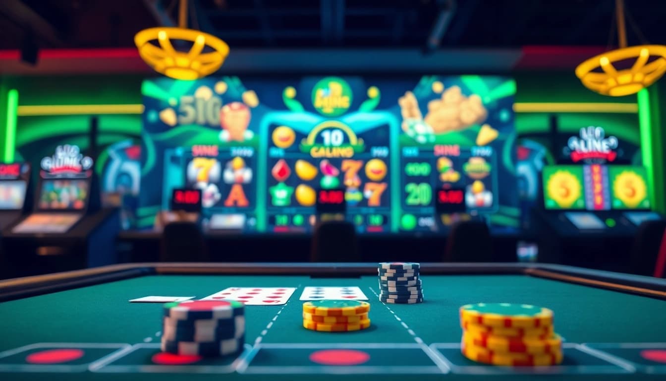 Erlebe die aufregende Welt des online casino spielen in einer stilvollen und einladenden Umgebung.