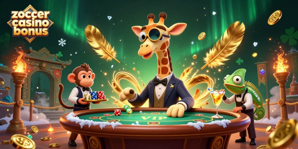 Experience the excitement of zoccer casino bonus with high-rolling action and vibrant casino elements.