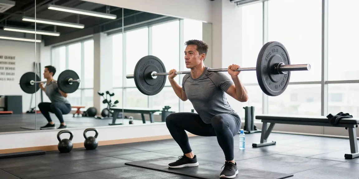 Dynamischer Athlet trainiert im modernen Fitnessstudio und präsentiert Anabolika Shop Produkte in Aktion.