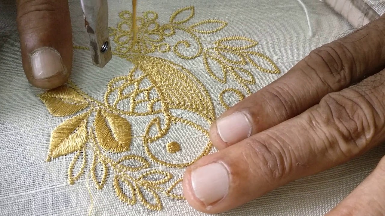 Machine embroidery designs for art lovers: Creative design of textile works